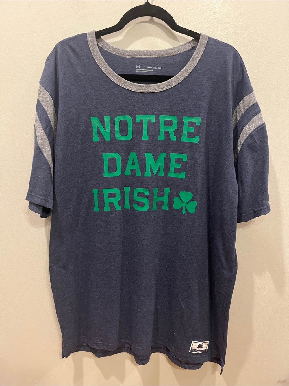 Under Armour Navy Notre Dame Fighting Irish T-Shirt